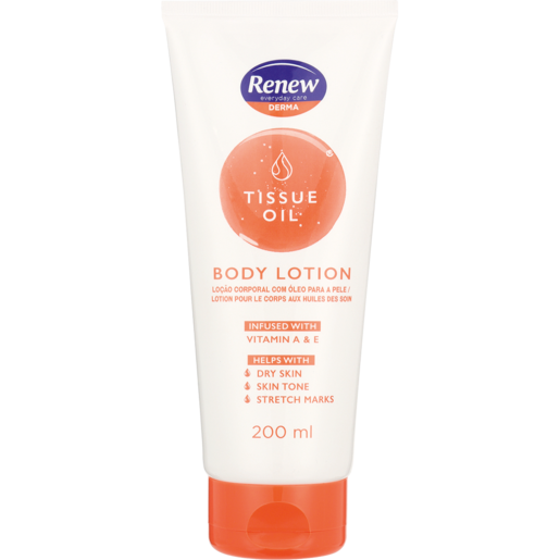 Renew Derma Body Lotion With Tissue Oil 200ml