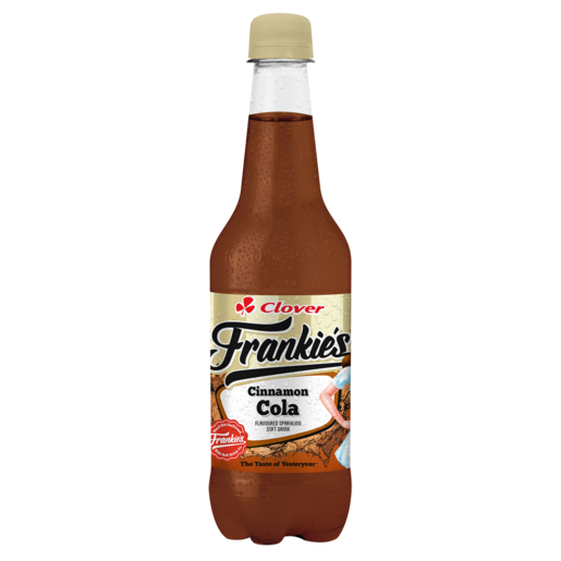 Clover Frankie's Cinnamon Cola Flavoured Sparkling Soft Drink 400ml