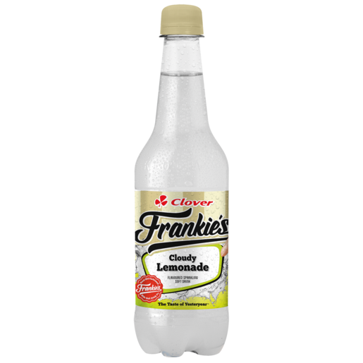 Clover Frankie's Cloudy Lemonade Flavoured Sparkling Soft Drink 400ml