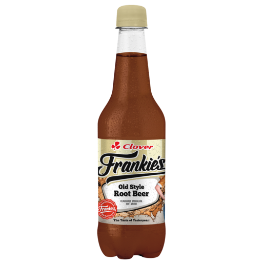 Clover Frankie's Old Style Root Beer Flavoured Sparkling Soft Drink 400ml