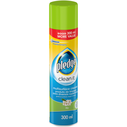 Pledge Clean It Lily Multi-Surface Cleaner 300ml