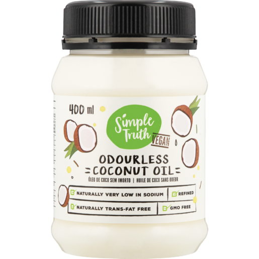Simple Truth Refined Odourless Coconut Oil 400ml