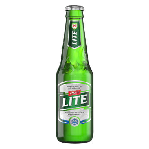 Castle Lite Lager Beer Bottle 250ml