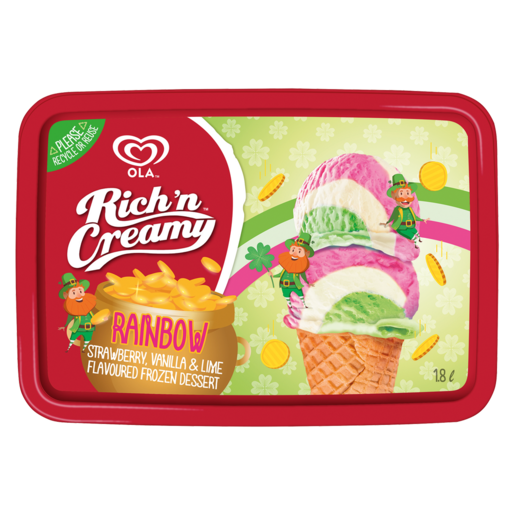 Ola Rich 'n Creamy Rainbow Ice Cream 1.8L