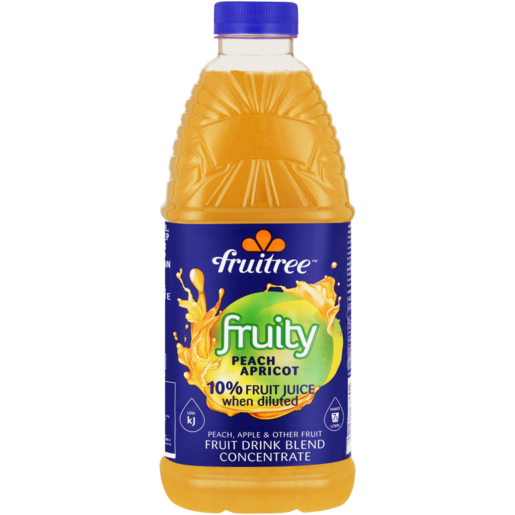 Fruitree Fruity Peach Apricot Concentrated Squash 1.25L