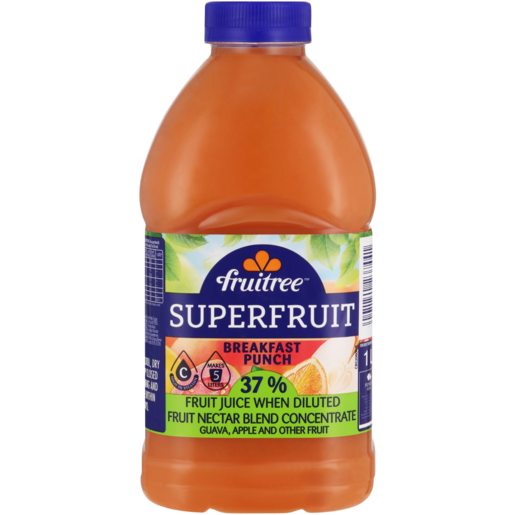 Fruitree Superfruit Breakfast Punch Concentrated Nectar Blend 1L