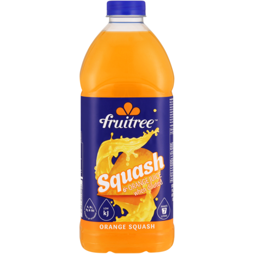Fruitree Orange Flavoured Concentrated Squash 1.75L