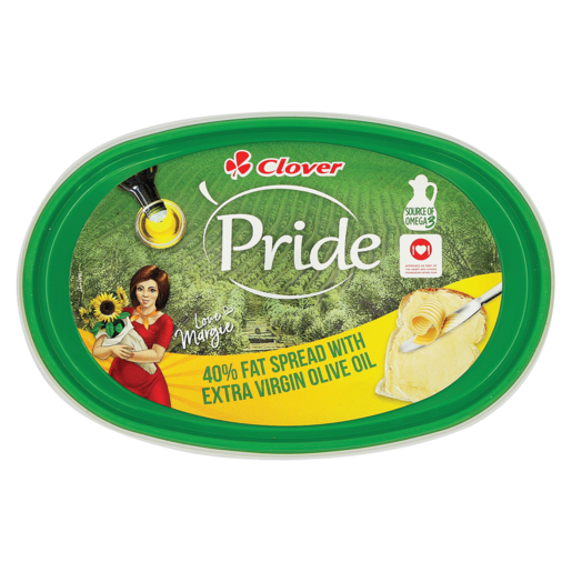 Clover Pride 40% Fat Spread With Extra Virgin Olive Oil 500g