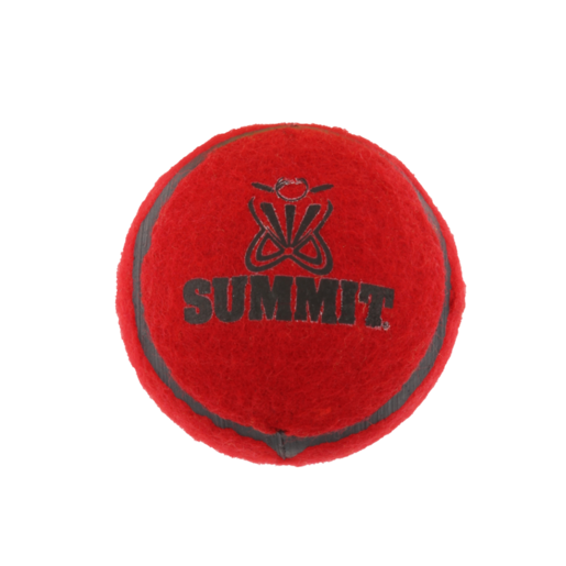 Summit Red & Black Seamed Bouncer Ball, Cricket