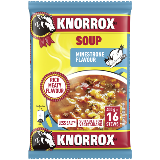 Knorrox Minestrone Flavoured Thickening Soup 400g