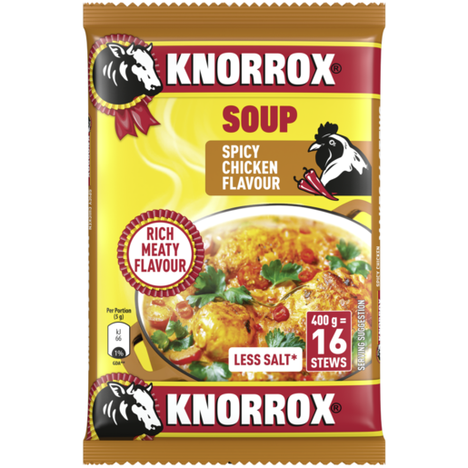 Knorrox Spicy Chicken Flavoured Thickening Soup 400g