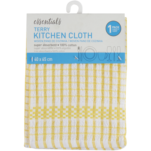Essentials Woven Terry Kitchen Cloth (Assorted Item - Supplied At Random)