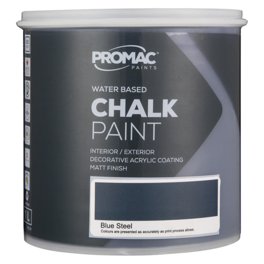Promac Paints Blue Steel Chalk Paint 1L