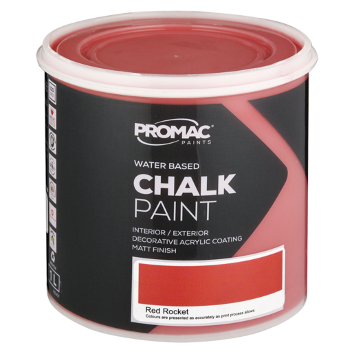 Promac Paints Red Rocket Chalk Paint 1L