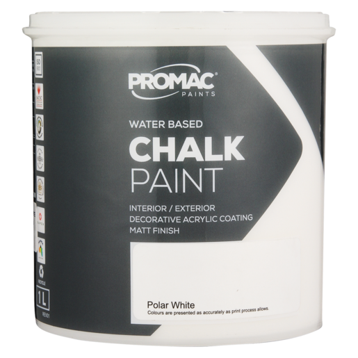 Promac Paints Polar White Chalk Paint 1L