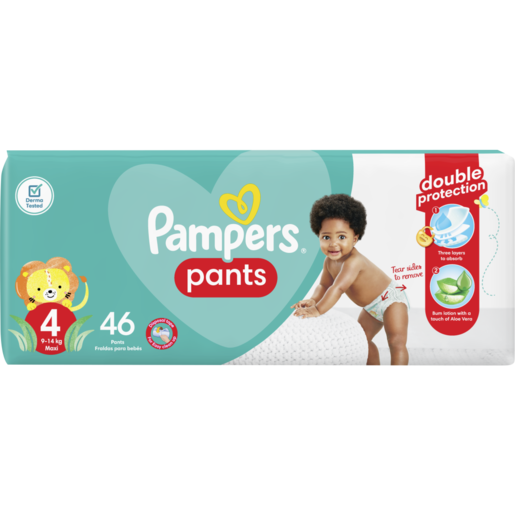 Pampers Pants Active Fit Size 4 9-14kg Diapers 46 Pack