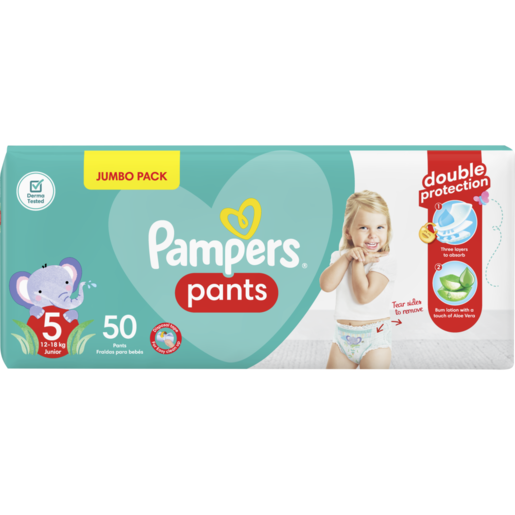 Pampers Pants Active Fit Size 5 12-18kg Diapers 50 Pack