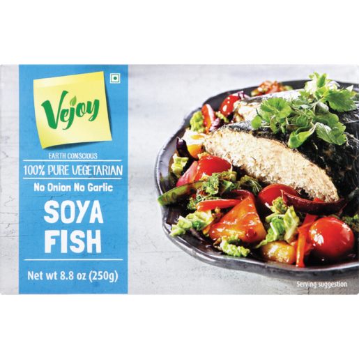 Vejoy Frozen 100% Pure Vegetarian Soya Fish 250g