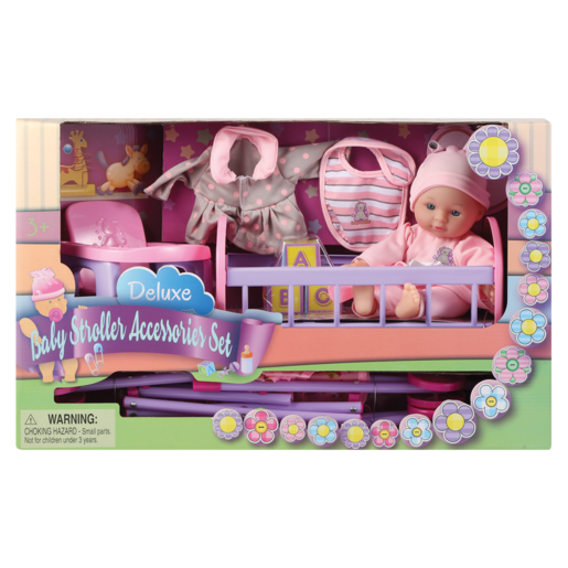 Kid Concept Deluxe Baby Stroller Accessories Set
