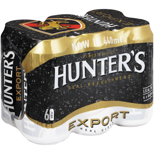 Hunter's Export Cider 6 x 440ml