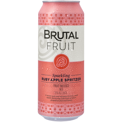 Brutal Fruit Ruby Apple Spritzer Can 500ml