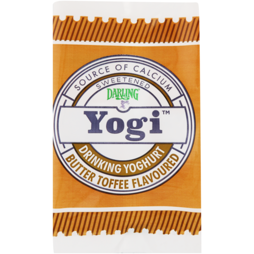Darling Yogi Butter Toffee Flavoured Drinking Yoghurt Sachet 150ml