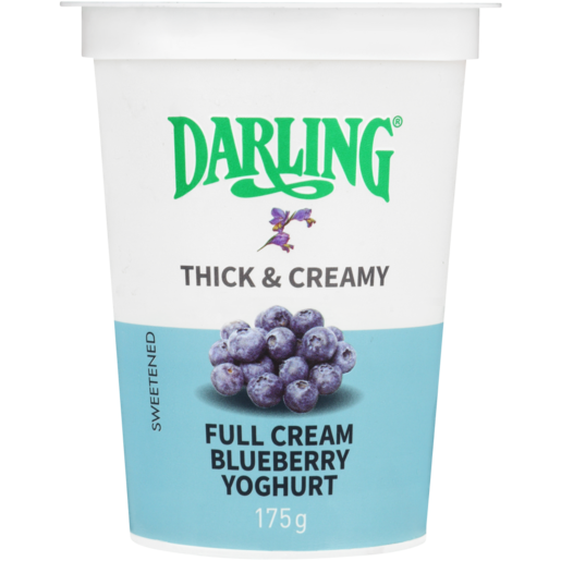 Darling Blueberry Flavoured Full Cream Yoghurt 175g