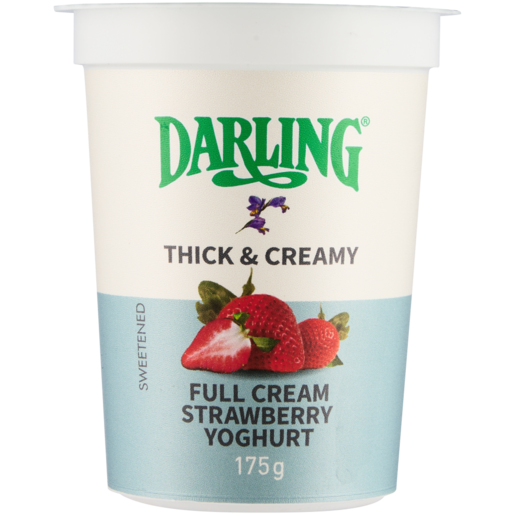 Darling Full Cream Strawberry Yoghurt Tub 175g