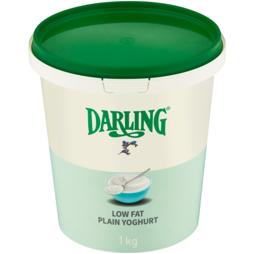 Darling Low Fat Plain Yoghurt 1kg 