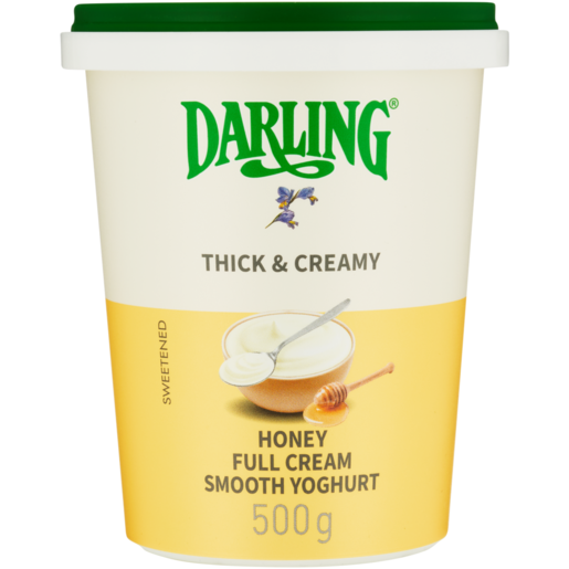 Darling Honey Full Cream Smooth Yoghurt 500g 
