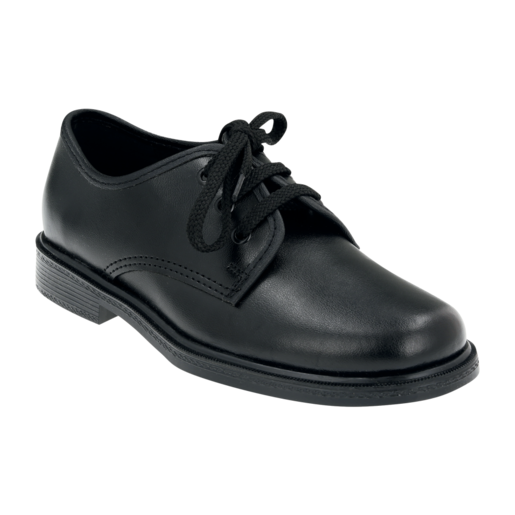 Toughees Boys Black School Shoes Size 9-11