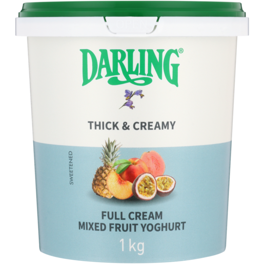 Darling Double Thick & Creamy Full Cream Mixed Fruit Yoghurt 1kg