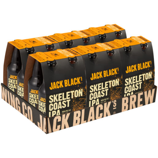 Jack Black's Skeleton Coast IPA Beer Bottles 4 x 6 x 340ml 