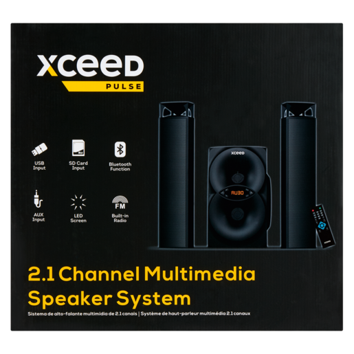 Xceed 2.1 Channel 60W Multimedia Speaker System