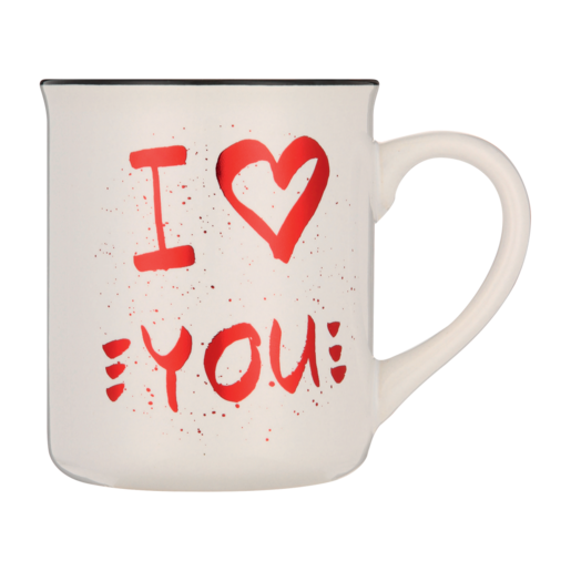 Enamel Heart Look Mug Coffee
