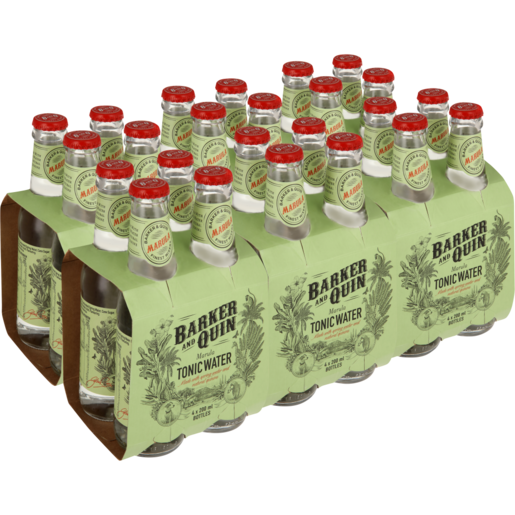 Barker And Quin Marula Flavoured Tonic Water Bottles 24 x 200ml