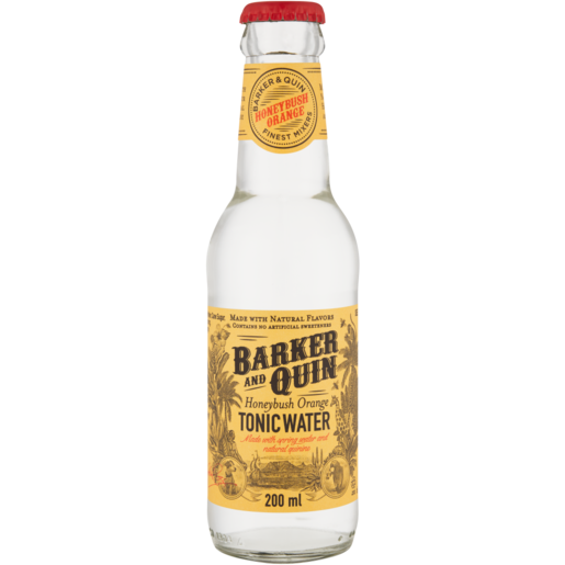Barker And Quin Honeybush Orange Tonic Water Bottle 200ml