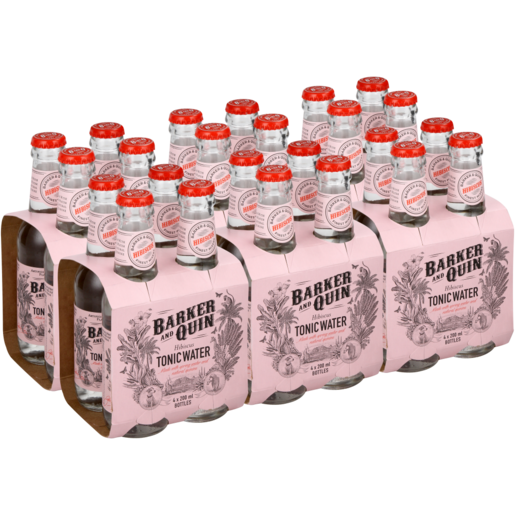 Barker And Quin Hibiscus Tonic Water Bottles 24 x 200ml