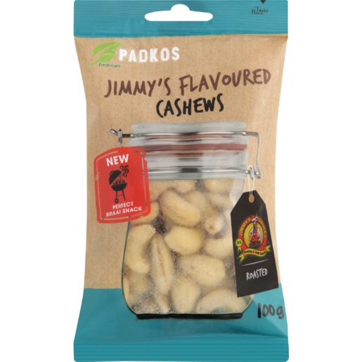 Padkos Jimmy's Flavoured Cashew Nuts 100g