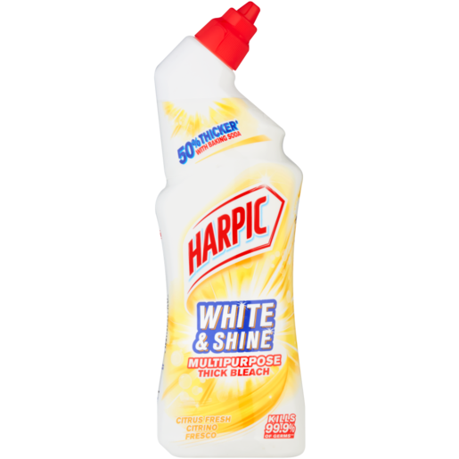 Harpic White & Shine Citrus Thick Bleach 750ml