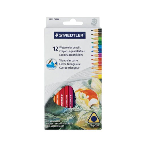 Staedtler Watercolour Pencil Crayons 12 Pack
