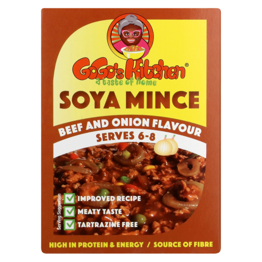 GoGo's Kitchen Beef & Onion Flavoured Soya Mince 200g