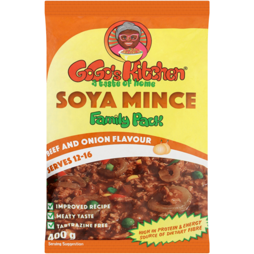 Gogo's Kitchen Beef & Onion Flavoured Soya Mince 400g