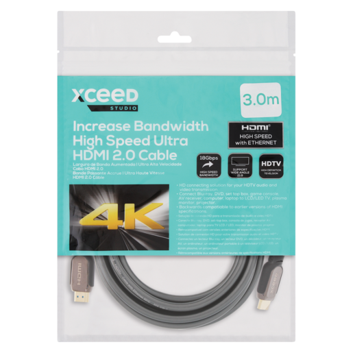 Xceed Studio Ultra-High Speed 3m HDMI 2.0 Cable