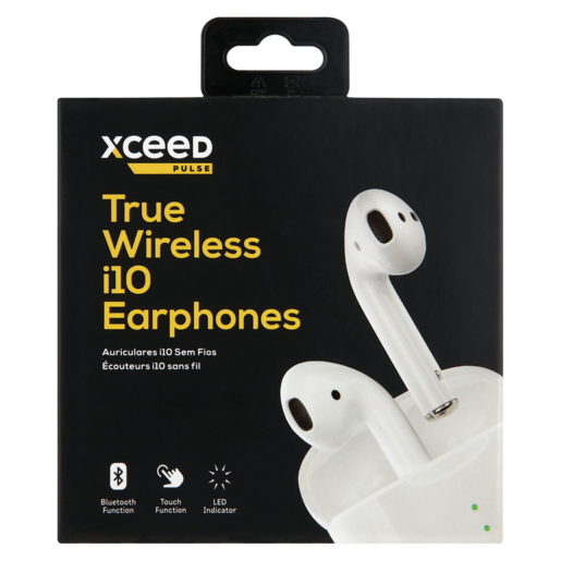 Xceed White True Wireless i10 Bluetooth Earphones
