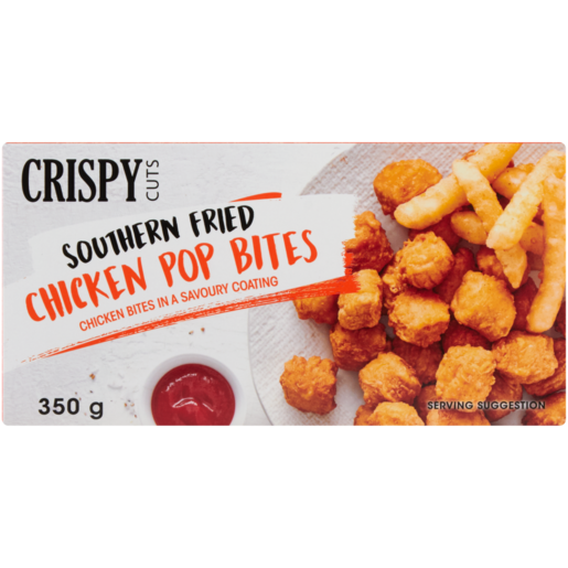 Crispy Cuts Frozen Southern Fried Chicken Pop Bites 350g