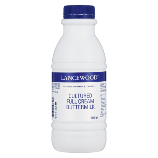 LANCEWOOD Cultured Full Cream Buttermilk 500ml