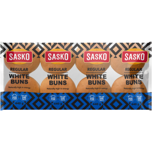 SASKO Regular White Buns 440g