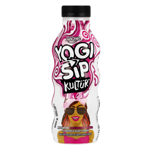 Danone Yogi Sip Strawberry Daiquiri Flavoured Dairy Snack 500g