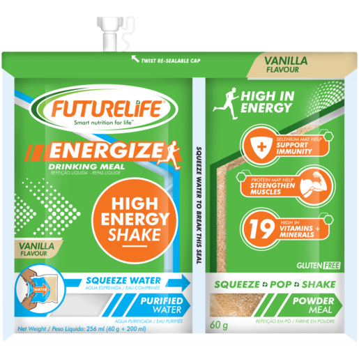 Futurelife Energize Vanilla Flavoured Drinking Meal 256ml